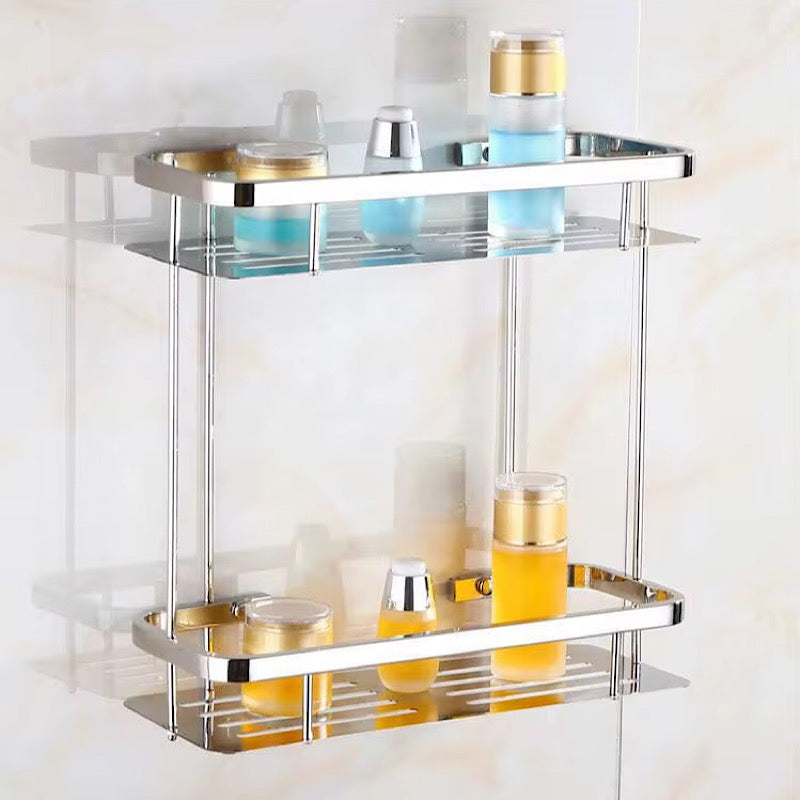 Étagère Murale Double en Acier Inoxydable GJ6612