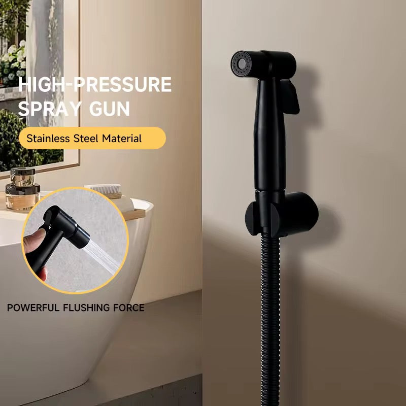 Douchette Hygiénique WC avec Flexible et Support Mural 501K