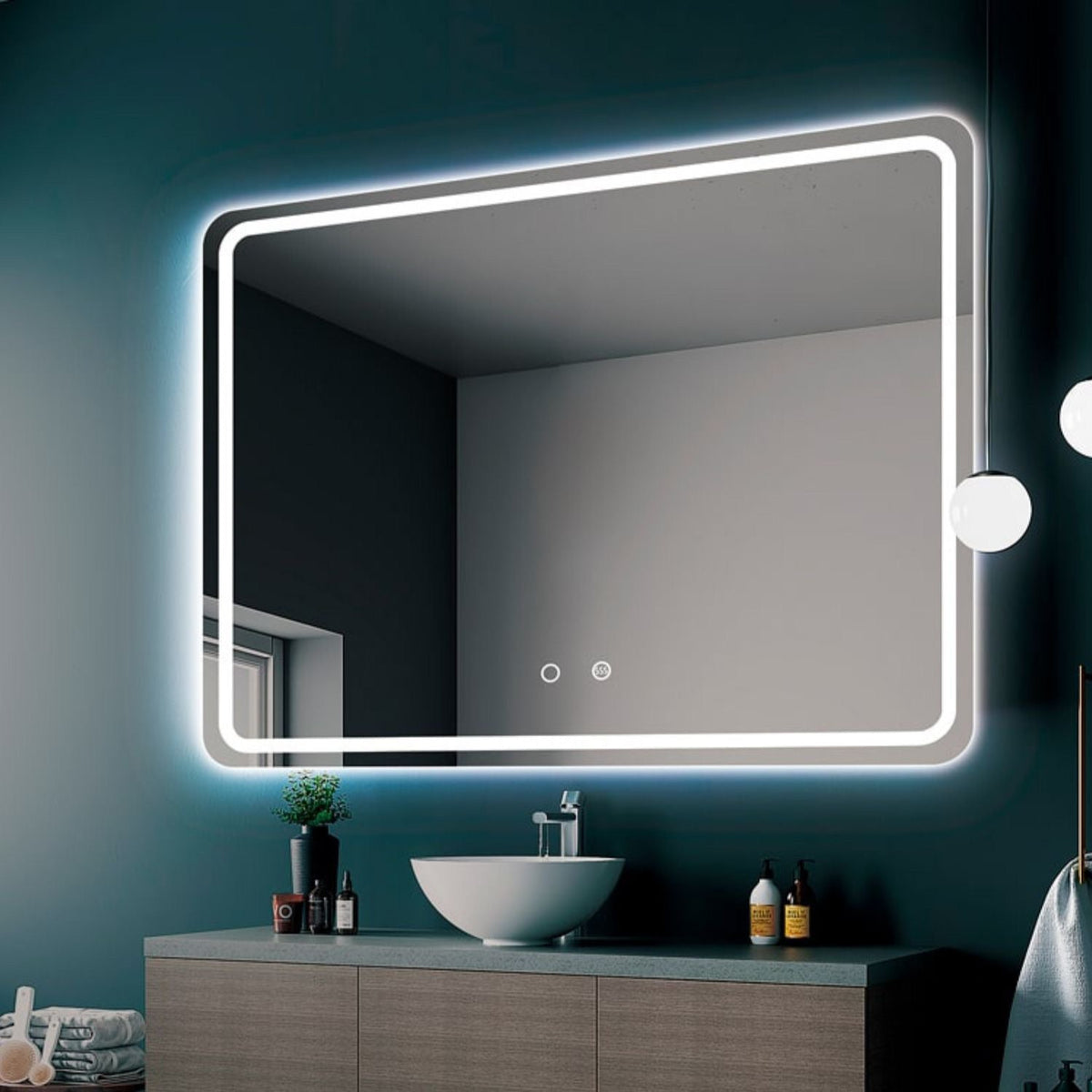 Miroir Intelligent de Luxe avec Éclairage LED8060