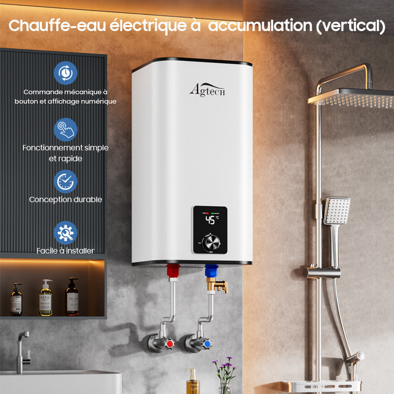 Chauffe eau électrique intelligent 50L