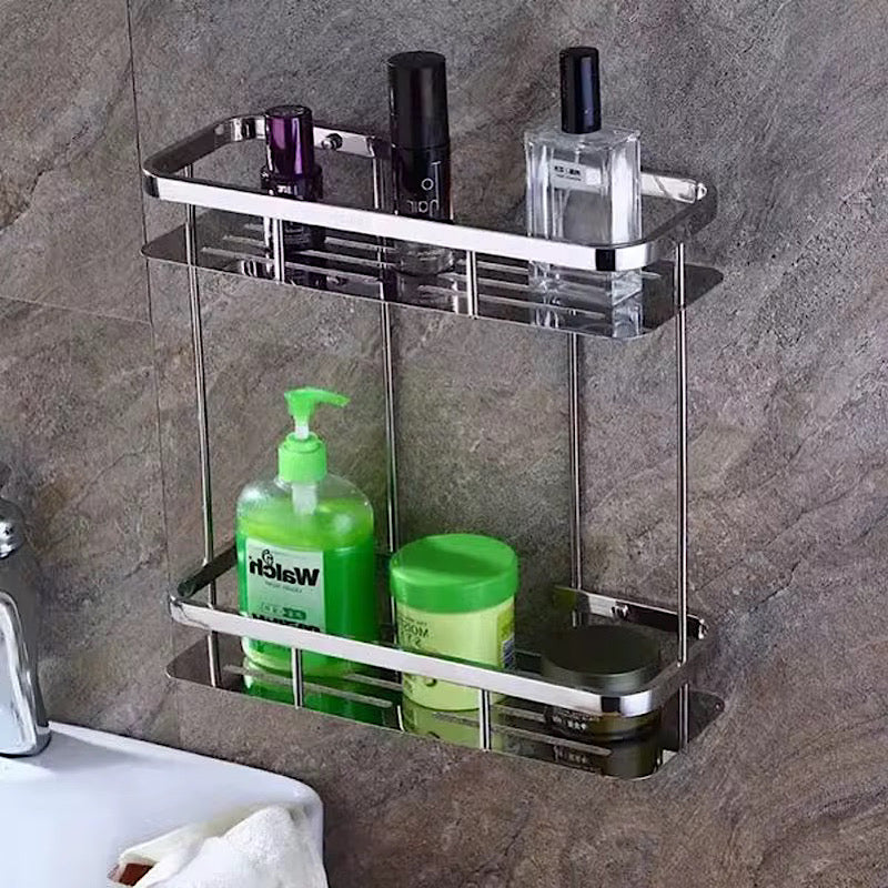 Étagère Murale Double en Acier Inoxydable GJ6612