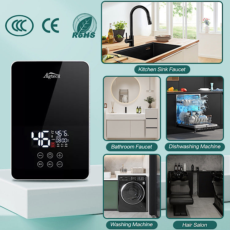 Chauffe eau instantané électrique pour salle de bain - sans réservoir