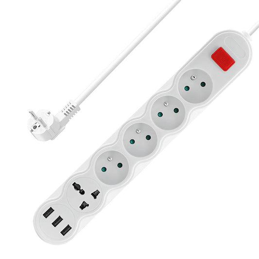 Multiprise Original 5 prises et 3 ports USB