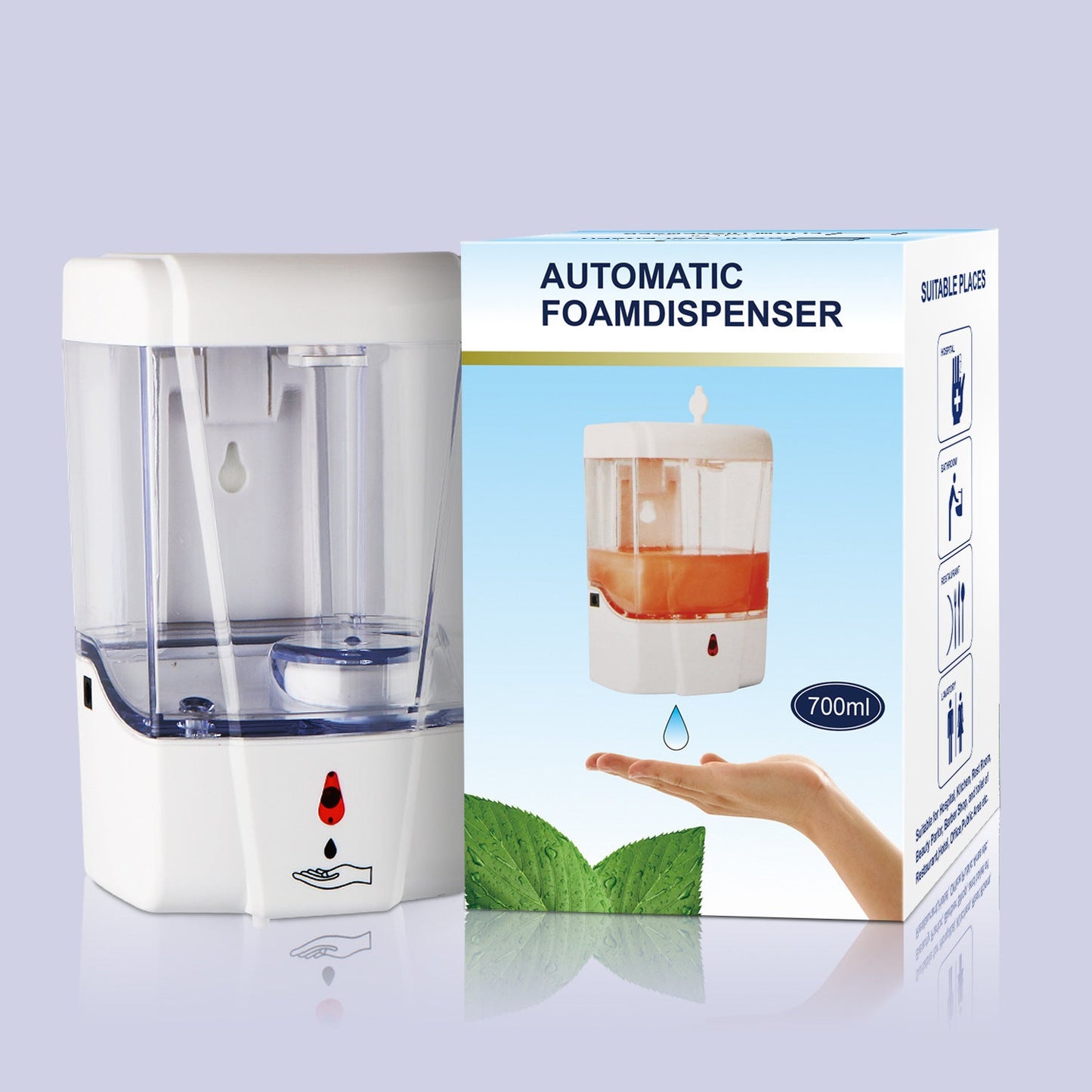 Distributeur automatique de gel et de savon liquide