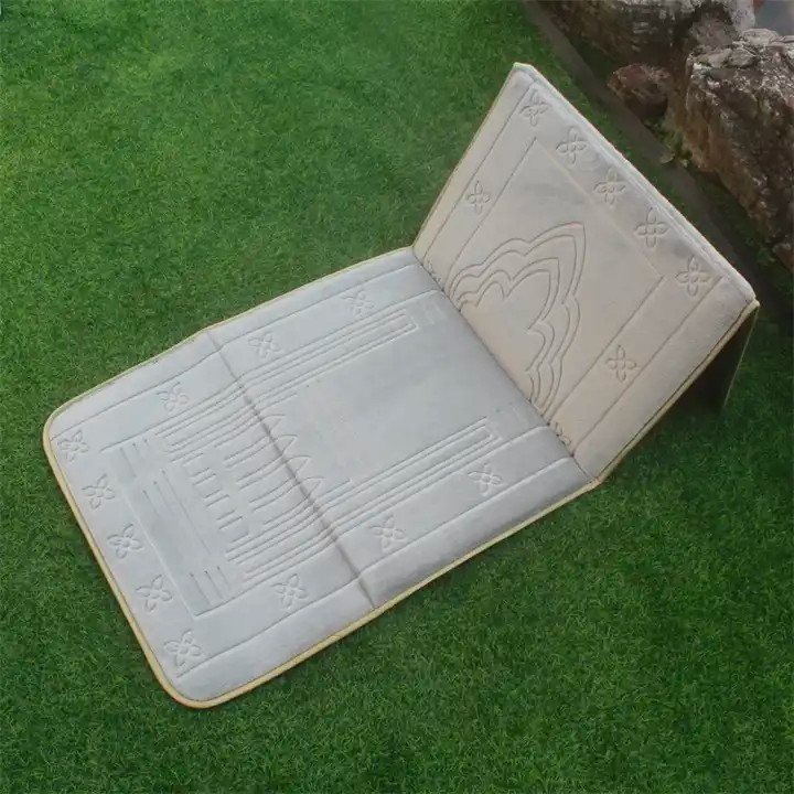 Tapis de prière pliable avec dossier